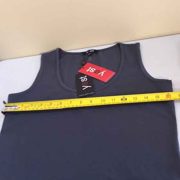 Yest Yippie 9813 Women’s Steel Grey Tank Top Sz 8 - Picture 15 of 16